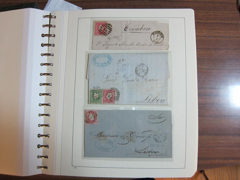 0014 (63).jpg -     Lote:    14      Marcofilia      Lotes Especiais       Descrição:      Portugal.   Colecção montada em dois álbuns com estudo especializado das marcas de duplo círculo e circulares do Porto, com selos de diversas emissões e cartas. Lote a ver.        Lote       Valor Base:     &euro; 1.500,00     Valor Venda:     &euro; 1.500,00     